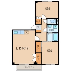 西尾口駅 徒歩19分 2階の物件間取画像